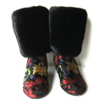 Benvarmere i Mink til at sætte på støvler. Samarkand har et stort udvalg af pels benvarmere / muffedisser til støvler.