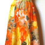 nederdel bomuld med blomster mønster.