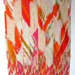 Silketørklæde med abstrakt print, samarkanddk
