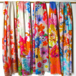 Silketørklæder med blomster print,samarkanddk