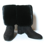 Benvarmere i Mink til støvler. Samarkand har et stort udvalg af pels benvarmere / muffedisser til støvler.