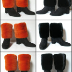 Benvarmere i Mink til støvler. Samarkand har et stort udvalg af pels benvarmere / muffedisser til støvler.